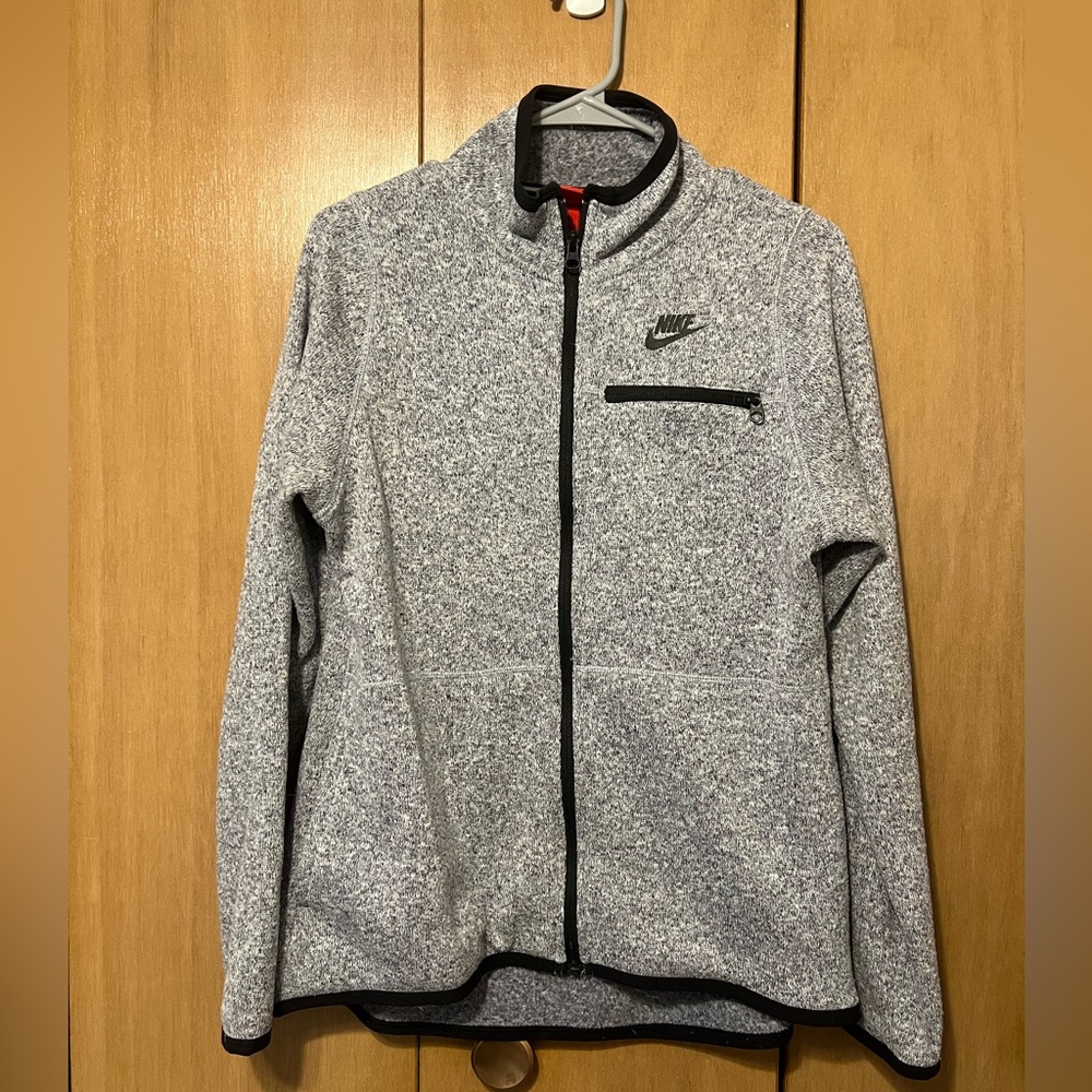 Nike Heather Purple Zip-Up Jacket